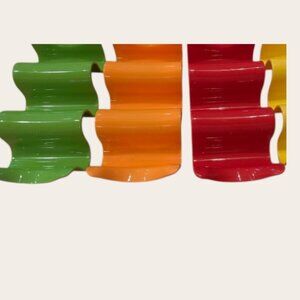 Set of 4 Colorful Taco Holders – Brand New Party Taco Stands